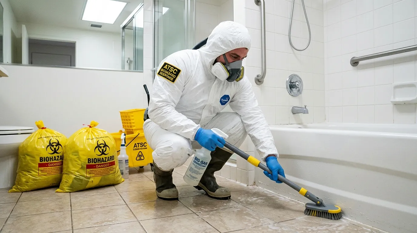 Decontamination equipment deployed for Blood Cleanup in Algonquin